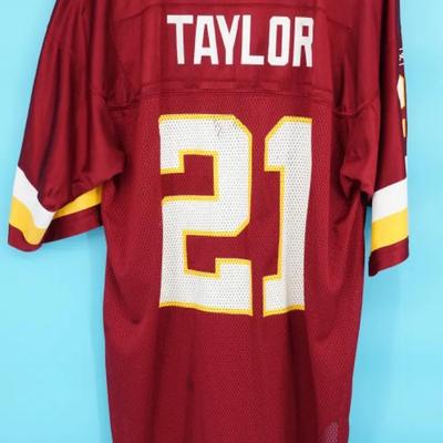 Redskins Football Jersey Sean Michael Maurice Taylor Reebok Redskins’ Football Jersey- Size Large