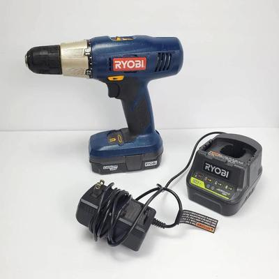 Ryobi P205 18V Cordless 3/8” 2-Speed Drill Driver with Battery & Charger
