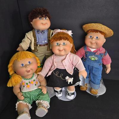 Vintage Danbury Mint Porcelain Cabbage Patch Dolls