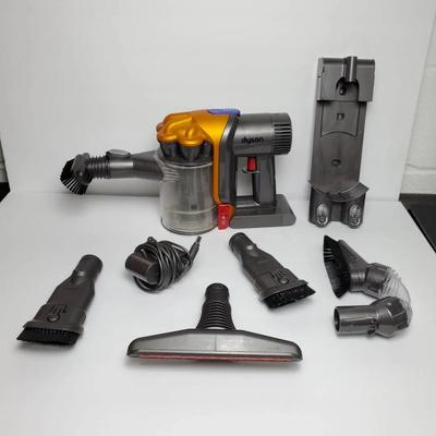 Dyson DC34 cordless handheld vacuum cleaner with accessories