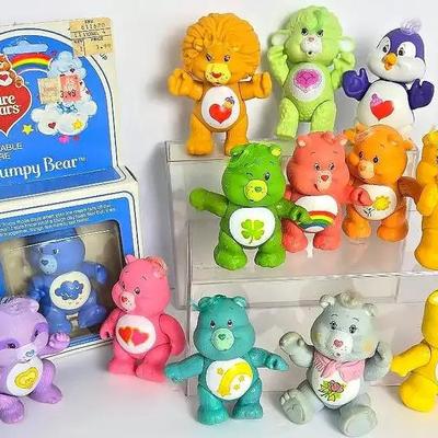 Vintage 1980s Care Bears PVC Figures - One NIB