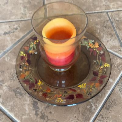 Plate And Candle