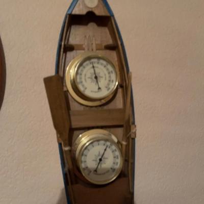 Boat Clock Sculpture 