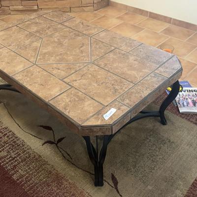 Tile Top Table
