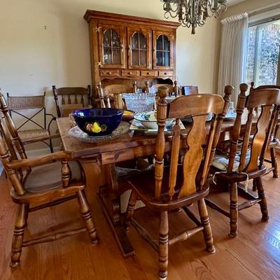 Sale Photo Thumbnail #1: Shenandoah Pine Dining Set made by Young Hinkle