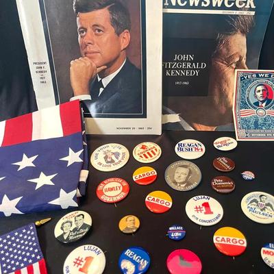 Vintage LIFE & Newsweek Magazines W/ JFK