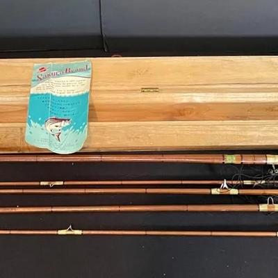 Vintage Sakura Fly Fishing Rod In Box