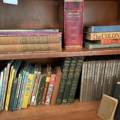 Antique Theme-Preusser 1903 Dictionary With John James Audubon Original Water Colo Paintings Series 