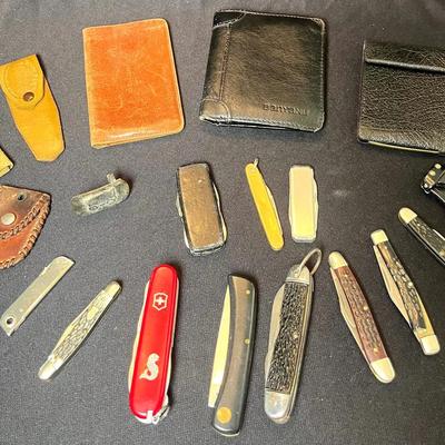 Vintage Pocket Knives & Wallets