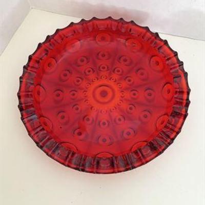 Mid Century Yesteryear Ruby Ashtray .jpg