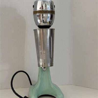 Vintage Hamilton Jadeite Milkshake Mixer/Malt Blender .jpg