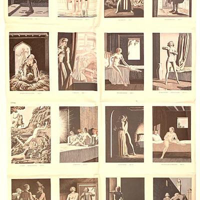 Sale Photo Thumbnail #111: Uncut book page sheets - several rolls in this sale