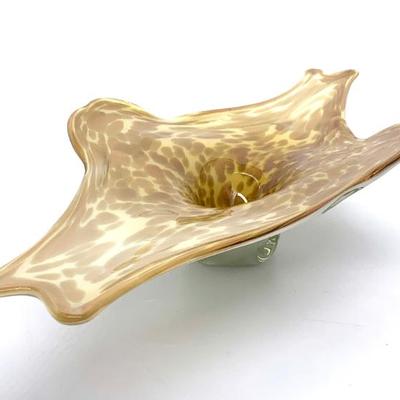 Large Mid-century Fratelli Toso copper aventurine bowl, small chip at base