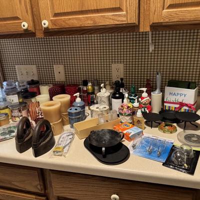 Sale Photo Thumbnail #85: Candles and Soap Dispensers 