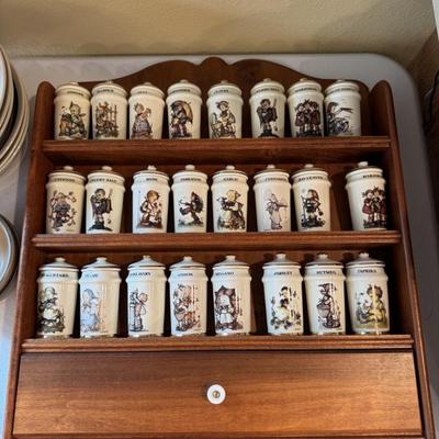 Sale Photo Thumbnail #66: Hummel Spice Jar Set with Rack