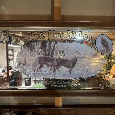 Sale Photo Thumbnail #112: Pabst Blue Ribbon Glass Mirror 