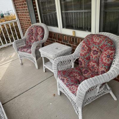 Sale Photo Thumbnail #2: Wicker Outdoor Furniture 