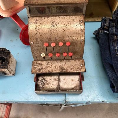 Sale Photo Thumbnail #50: Old toy cash register
