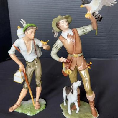 Pair of Hand-Painted Kaiser Germany Figurines