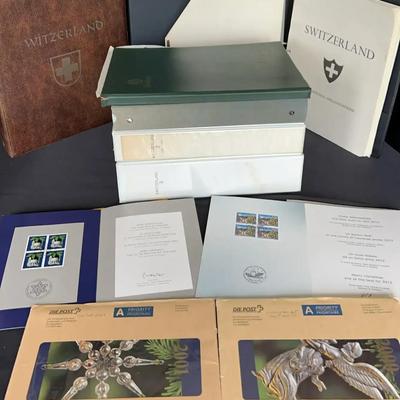Extensive Collection of Swiss Stamps and Albums