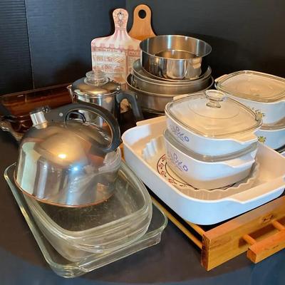 Vintage Cookware and Bakeware Collection Featuring CorningWare