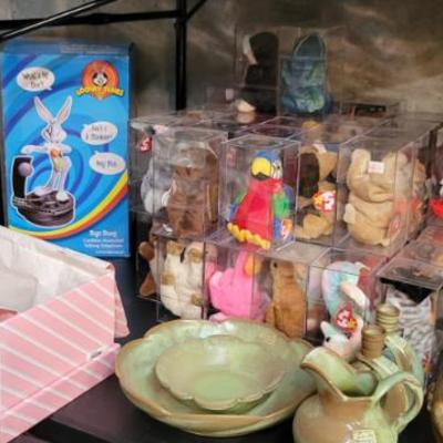 Sale Photo Thumbnail #52: Beanie Babies, Frankoma Pottery and Antique Cruet Set