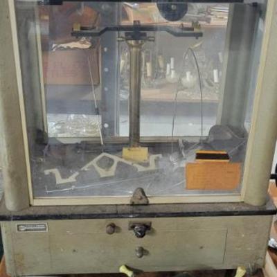 Sale Photo Thumbnail #24: Schaar & Company Vintage Analytical Jeweler & Apothecary Scale and Vintage Reels