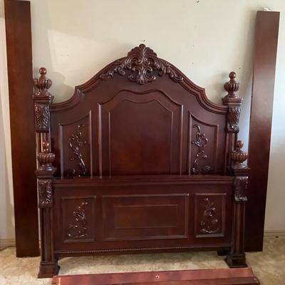 Queen Sized Wooden Bedframe