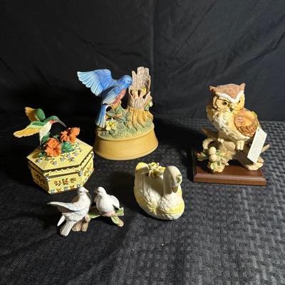 Porcelain + Bird Figurines 