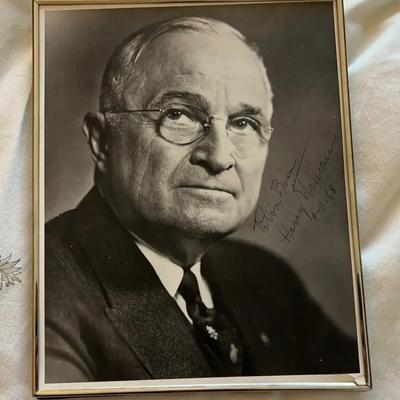 Personalized Signed & Dated Photograph Of Harry Truman - 4/3/1968