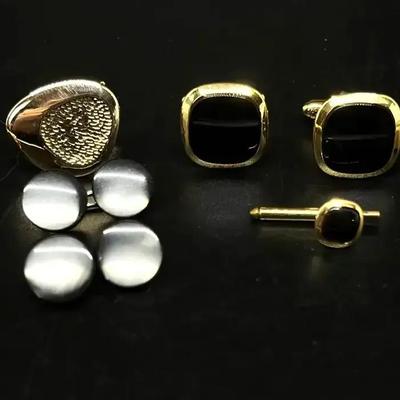 Cuff Links! Gold Tone Celtic Knots, Teardrop, Hexagon & More