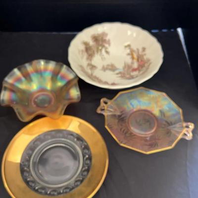 Specialty Dishes - Johnson Bros Old Milk Bowl, Indiana Glass And More