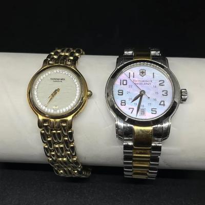 Victorinox Swiss Army Vivante Two-Tone Watch, Raymond Weil Fidelio Gold Plated Watch