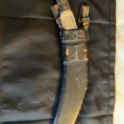 Nepalese Chukari Knife With Leather Sheath