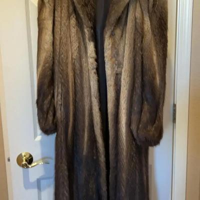 Ombre Brown Dress Coat With Round Collar - Leppert Roos Saint Louis