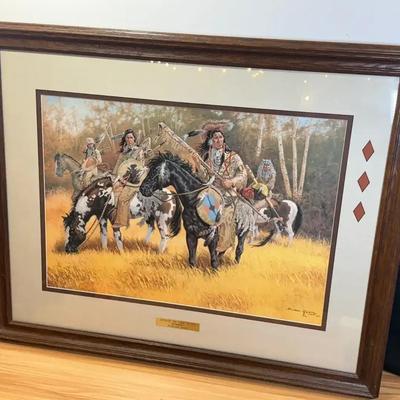 Michael gentry spirit in the wind" print