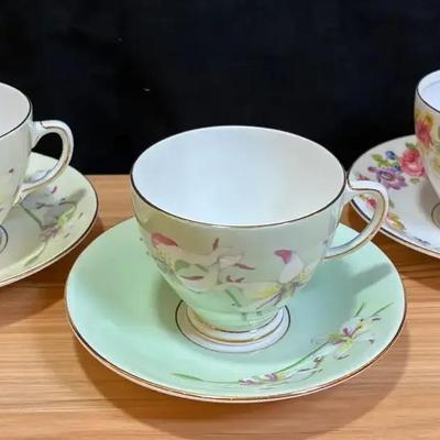 Old royal bone china teacups