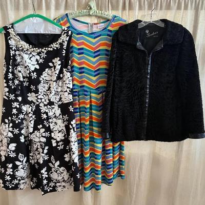 Vintage gordon s of seattle curly lamb jacket & other pieces