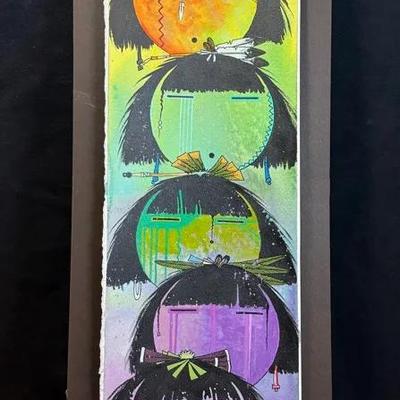 D yazzie signed artwork