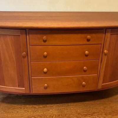 Artisan crafted credenza