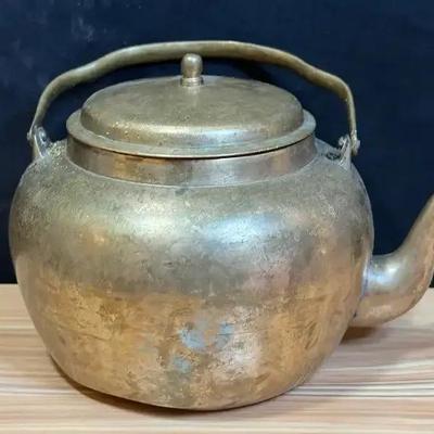 South korean brass tea kettle