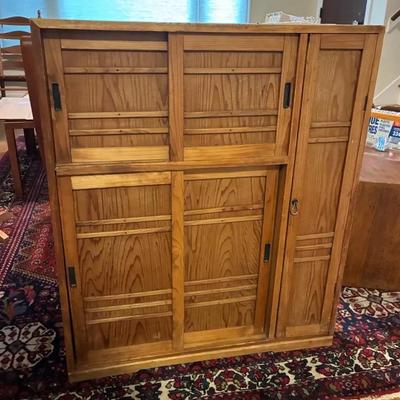 Tansu storage cabinet