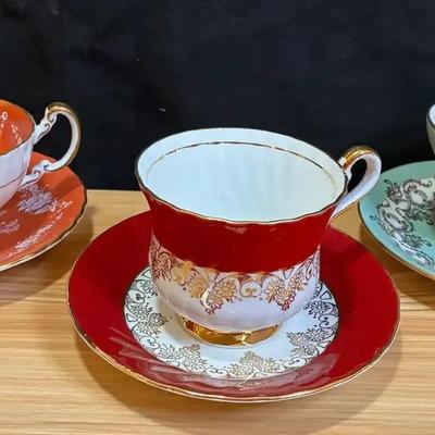 Aynsley and sutherland teacups