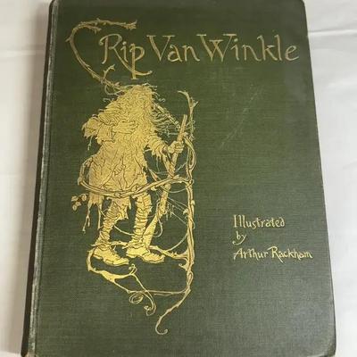 Rip van winkle" by washington irving, illustrated by arthur rackham