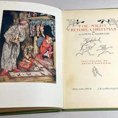 The night before christmas" iilustrated by arthur rackham