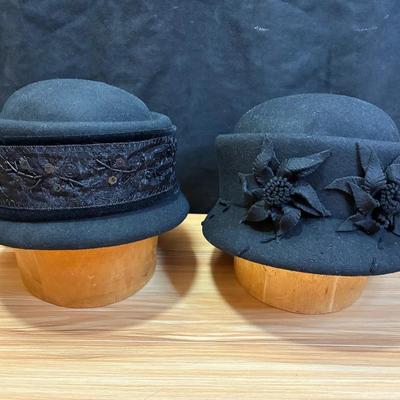 Vintage wool hats
