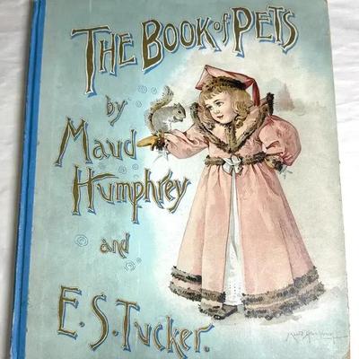 1893 the book of pets" by maud humphrey and e. s. tucker