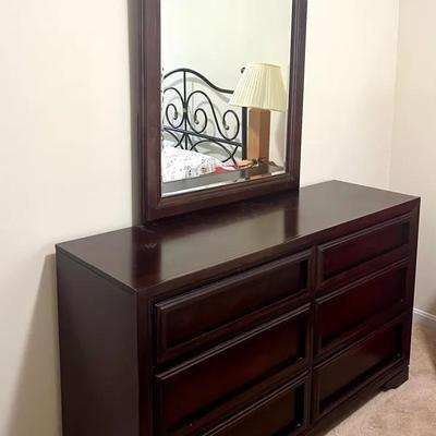Legacy Classic Six Drawer Dresser with Mirror