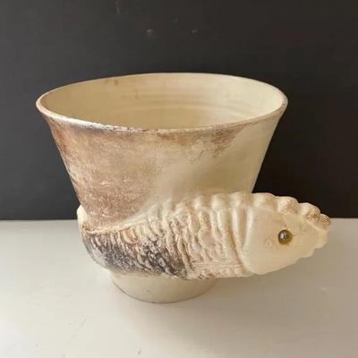 BSR Art Pottery Fish Planter