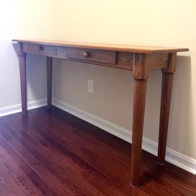 Oak Console Table